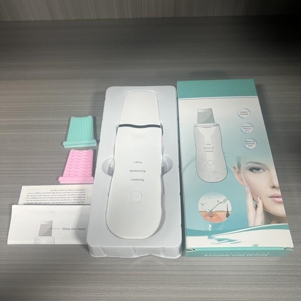 Rechargeable Ultrasonic Skin Scrubber Ultrasonic Ion Black Head Remover Pore Cleaner Skin Care