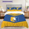 Mansfield Town Pattern Bedding Quilt Set Quilt Cover Pillowcase Home Decoration Birthday Gift (1 * Duvet Cover + 2 * Pillowcase, Without Core)