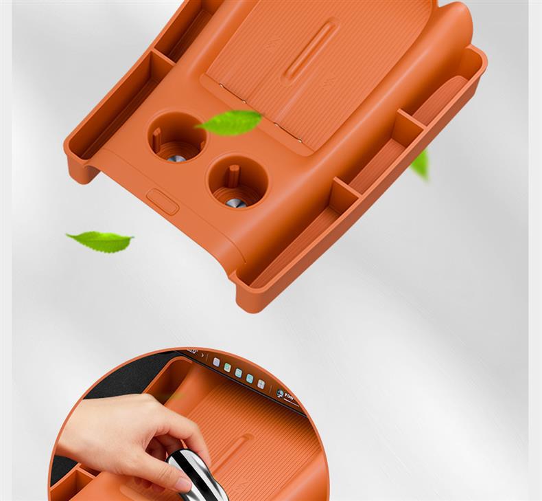 Silikonmatte für Xiaomi YU7 Bedienfeld: Kabelloser Ladegerät, Rutschfester Untersetzer, Innenraumzubehör