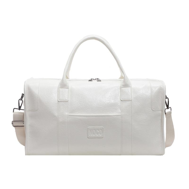 Fashion Trend Men's and Women's Outing Travel Bags Simple Solid Color Durable Casual Duffle Bags Large Capacity Sports Fitness Bags