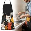 Waterproof Kitchen Apron Cartoon Baking Aprons Cute Working Clothes