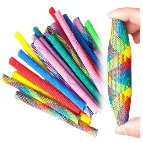 10/Bag Cat Spring Toy Stick Free Folding Spring Shape Multicolor Cats Bounce Play Toy Pet Training Toy Random Color Mascotas