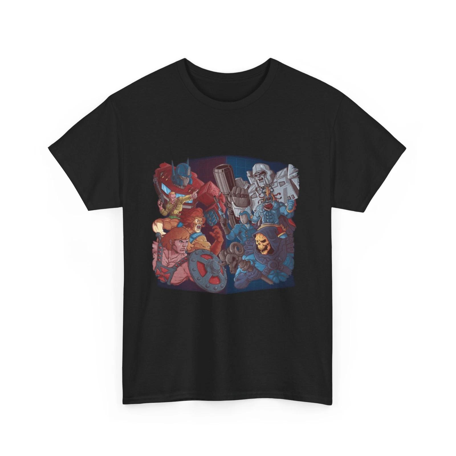 Masters of the Universe T-Shirt | Skeletor & He-Man Shirt | Power of Grayskull!! L