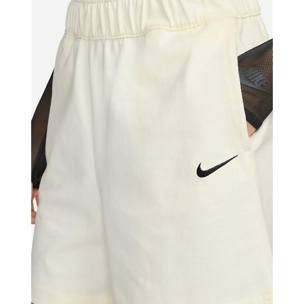 New Nike Women'ss High-Waisted Casual Shorts 'Sail White' DM6729-133