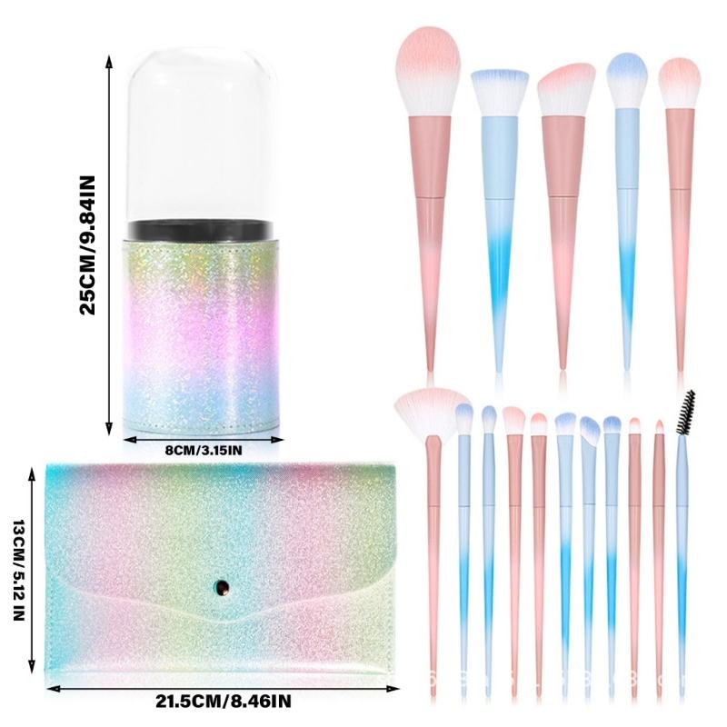 16x/Set Cosmetic Brush Makeup Brush Set Eyeshadow Brush Concealer Brush Basic Essentials Brush Set Blending Brush
