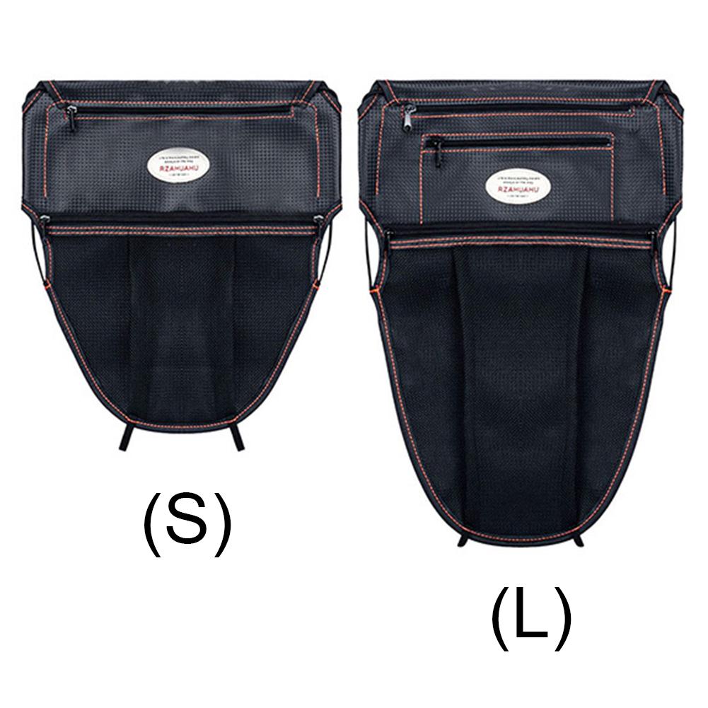 RZAHUAHU Motorcycle Under Seat Organizer Bag Tool Storage Practical PU Leather Motorcycle Seat Wall Bag Motorbike Parts