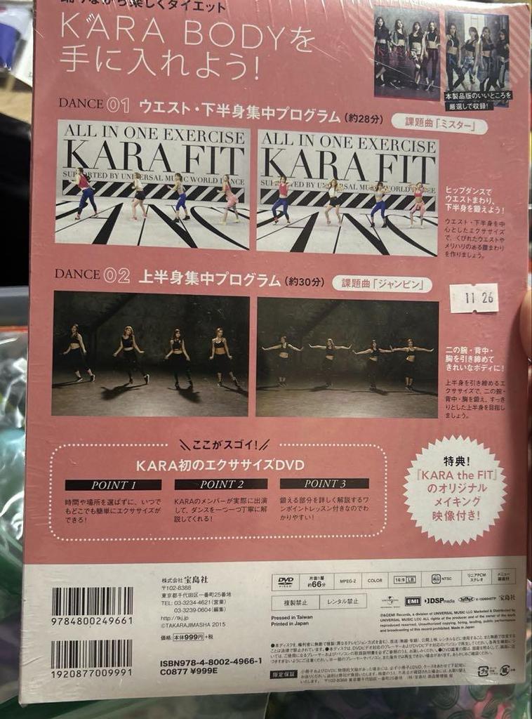 [USED] KARA the FIT DVD BOOK