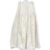 BLAMINK 23Stainless Steel Cream 7924-230-0343 Linen Blend Maxi Long Skirt Skirt 36 creamUsed