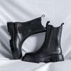 Chelsea boots winter new British style platform high-top cigarette boots zipper locomotive Martin boots