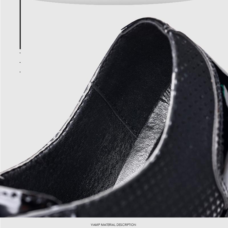 Business Leather Shoes for Men Luxury Oxford  Breathable Patent Leather Formal Shoes Brand Man Office Wedding Flats Dress Shoes