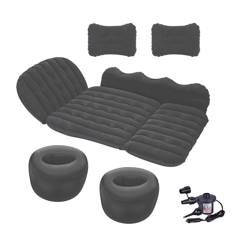 

Покращений флокований надувний матрац для автомобіля для подорожей на задньому сидінні