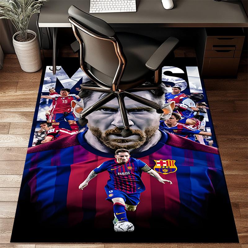 Messi Football Celebration Rug Game Carpet, Floor Mat for Bedroom Living Room Entryway Rug, Home Decor Idea Gift for Christmas birthday