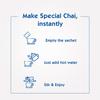 Society One Minute Tea Kardamom Geschmack Aromatisierter Instant-Tee 14g X 10 Beutel Schnell aufbrühend