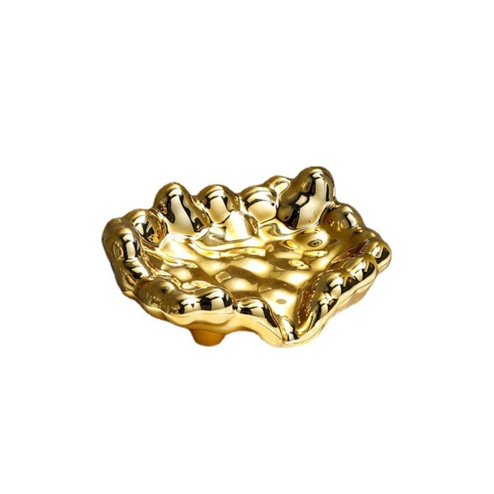 

Silver Soap Dish Plastic Soap Organizer Portable Soap Box Bathroom золотой