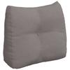 Back Cushion Taupe 60 X 24 X 50 Cm Fabric