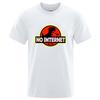 Men's High Quality100% Cotton Funny Dinosaur Print Summer T Shirt Loose O-neck  For Men Tshirt Short Sleeve T-shirt Male Tee Top