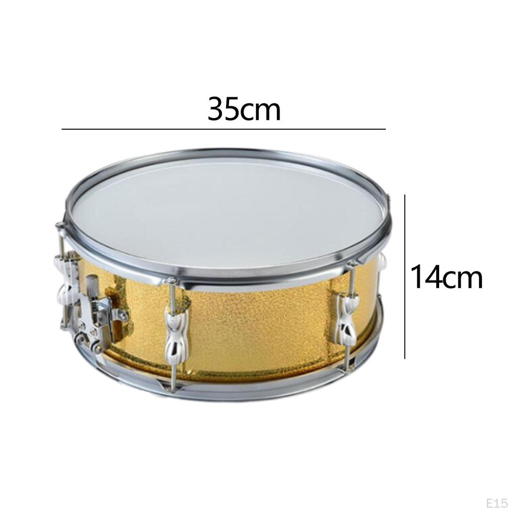 Rullante Pollici A Doppio Tono – Strumento A Percussione Con Tracolla, Diametro 35 Cm, Per Adolescenti E Adulti, Colore Bianco