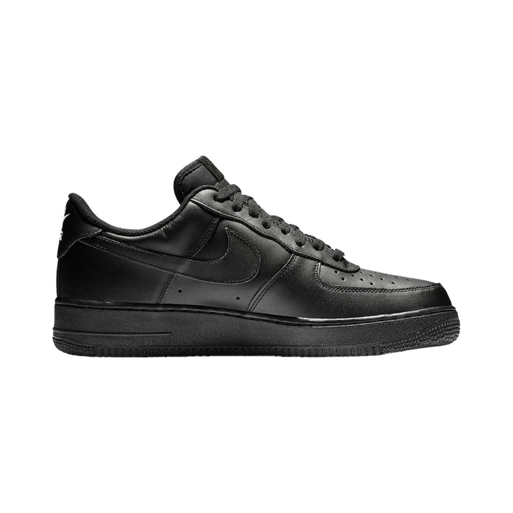 Nike Air Force 1 Black Forbidden Zone Leather Abrasion Resistant Slip Resistant Low top Skateboard Shoes Unisex CW2288-001(Team997-)