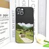Cartoon Field Mountain Landscape Printed Phone Case for iPhone 17 16 12 11 14 13 15 Pro Max Mini X XS MAX XR 7 8 Plus Soft Cover