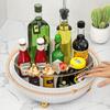 Dressing Table Makeup Box Multifunctional Home Storage Tray 360-degree Rotatable Large Capacity Washable for Bedroom Bathroom