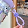 Sanrio Cartoon Tea Infuser: Cute Portable Water Cup with Straw for Girls