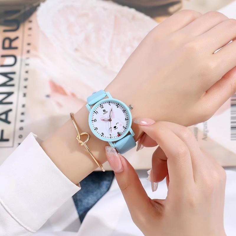 Lucky Cute Bunny Exam Special Mute Civil Servant Middle College Entrance Examination Student Fashion Party Simple Tide Belt Table