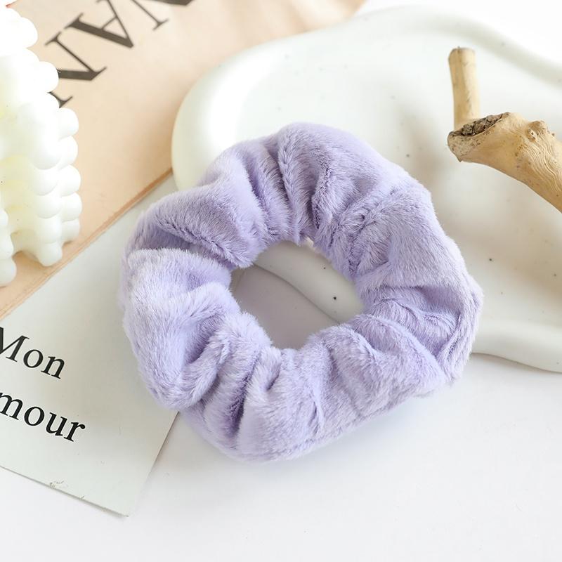 New Plush Large Scrunchies Rubber Bands Women Fashion Cute Hair Bands Headdress Korean Girl Hair Accessories Headwear