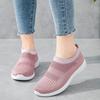 Summer Women Sneakers Lightweight Women's Sport Shoes Slip On Flats Shoes Women Loafers Plus Size Walking Flats Female Footwear