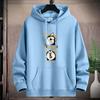 Cute Dog Pattern Mens Hooded Hoodie Sportshirt Plus Size Boys Pullovers M-5XL