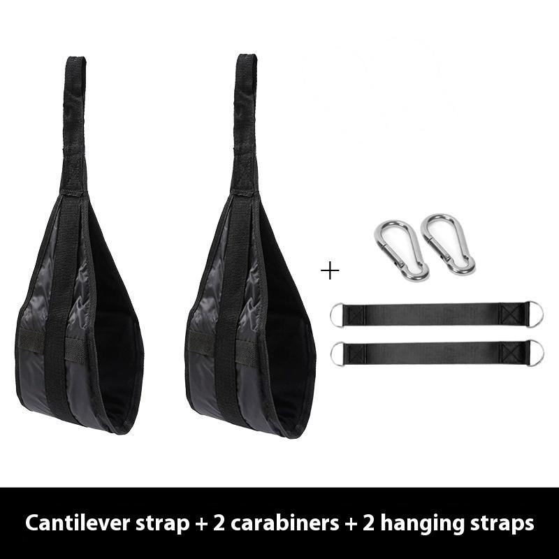 Heavy Duty Rip-Resistant Ab Sling Straps Suspension Fitness A Pair For Pull Up Bar Hanging Leg Raiser Gym Home Fitness Equipment