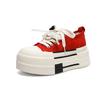 Thick-soled height-increasing small canvas shoes women's summer thin, light and breathable casual versatile muffin little white shoes