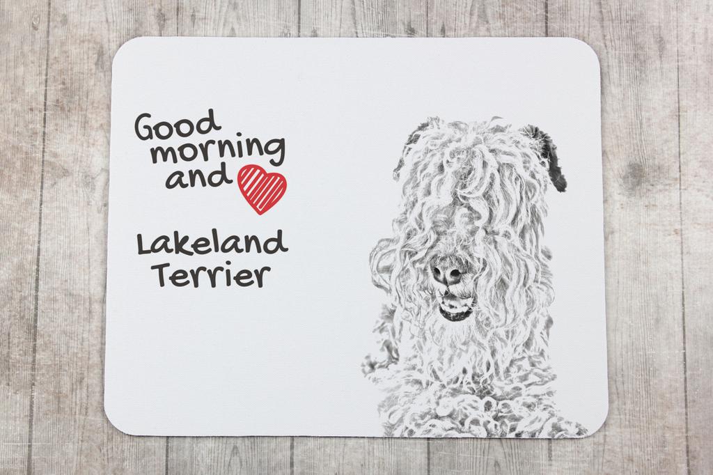 Lakeland Terrier - mouse pad with print, personalized dog-themed mouse pad, unique gadget for an office worker by Art-Dog brand