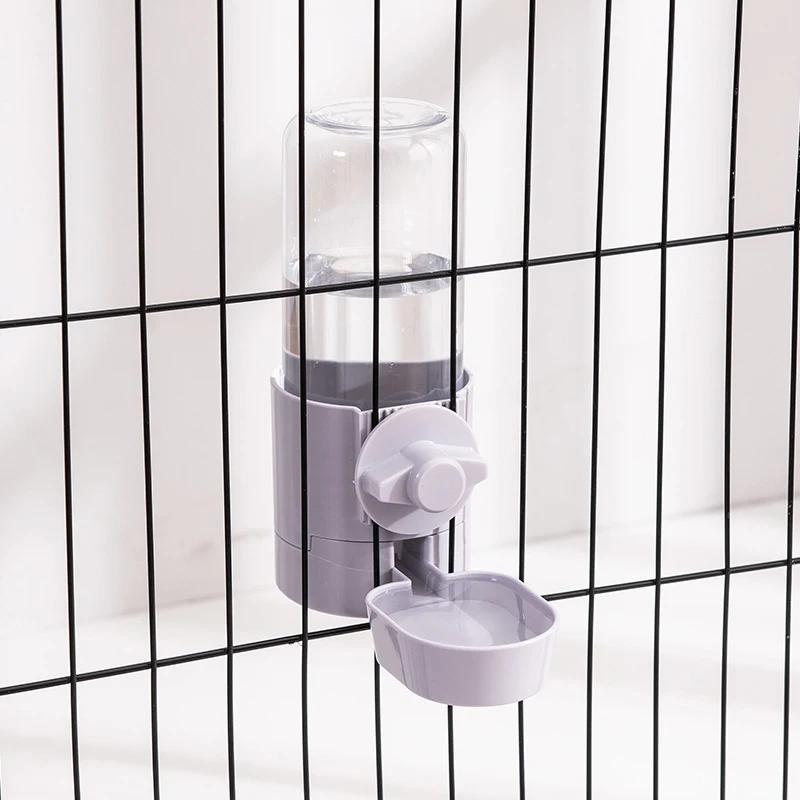 Automatic Pet Feeder Cage Hanging Bowl Water Bottle Food Container Dispenser For Puppy Cats Rabbit Birds Pet Feeding Product Pet