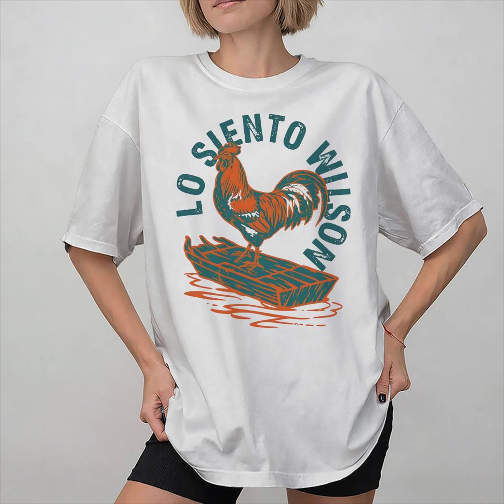 Cute Wilsons Lo Siento Funny Chicken Meme Merch Unisex T Shirt Pure Cotton Tee Graphic Printing Tops Tshirt