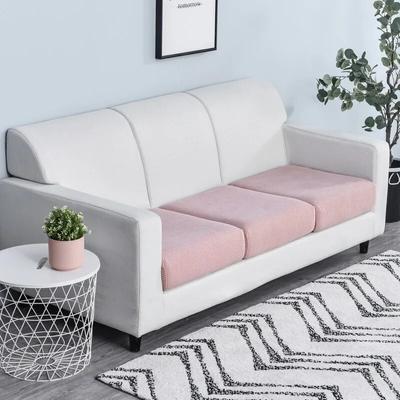Copertura Cuscino Seduta Divano in Pile Polare Jacquard Coprisedia Elasticizzato Lavabile Rimovibile Copridivano Protezione Mobili