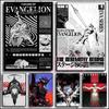 G-Genesis 1Pc N-Neons E-Evangelion Poster Self-Adhesive Art Waterproof Paper Sticker Coffee House Bar Room Wall Decor