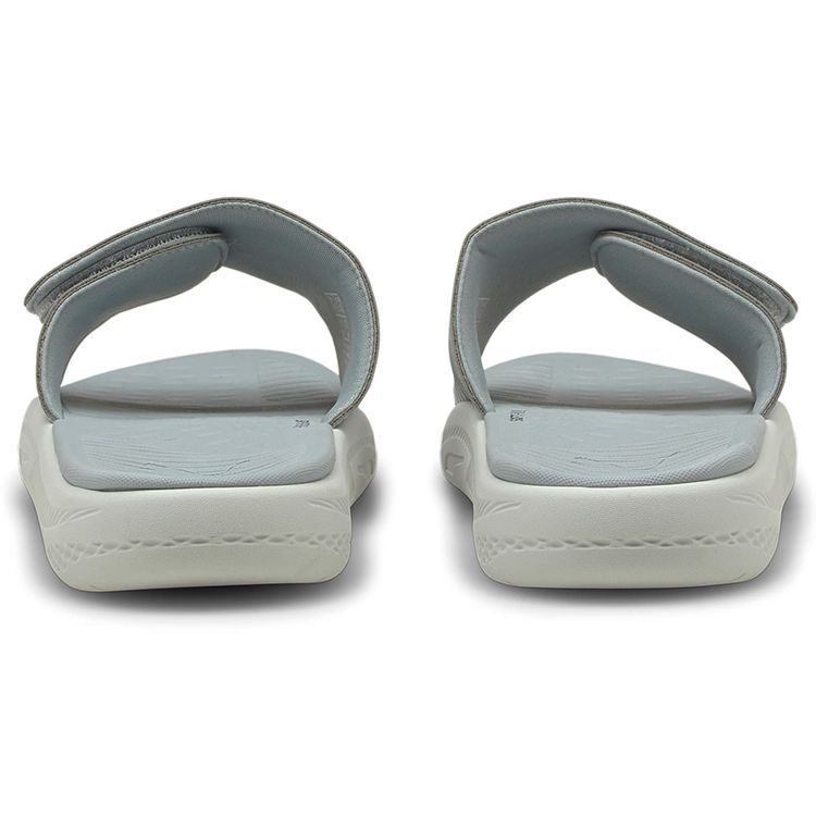 Puma Softride Slide Unisex Slippers Gray Comfortable Lightweight 382112-05