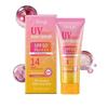 Vitamin C and cherry blossom essence sunscreenSPF 50+,PA++++,Facial moisturizing sunscreen,Face Sunscreen Leaves No Sticky Feeling,Travel Size Sunscre