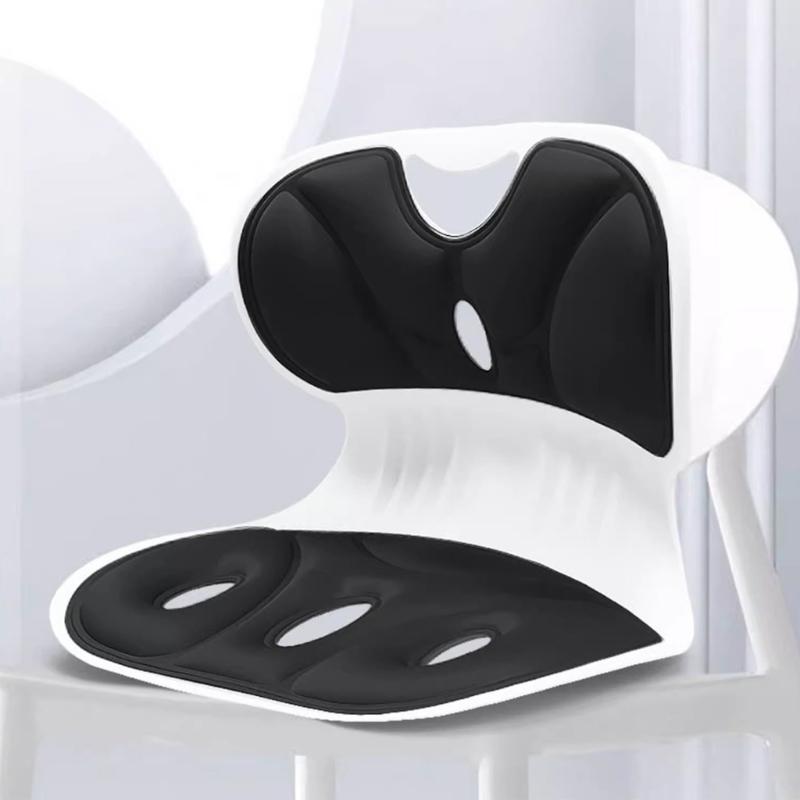 Orthopedic Seat Cushion for Lower Back Pains Relief Long Sitting Comfort Ergonomic Lumbar Support Seat Pillow Chair