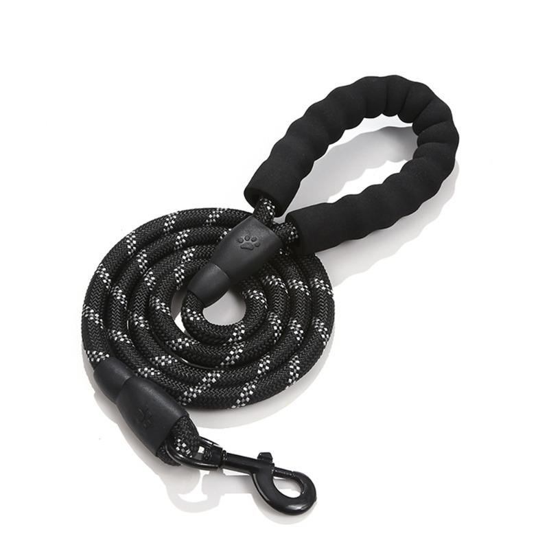 Pet Supplies: Reflective Round Rope, Nylon Woven Leash, Dog Explosion-proof and Dog Walking Rope