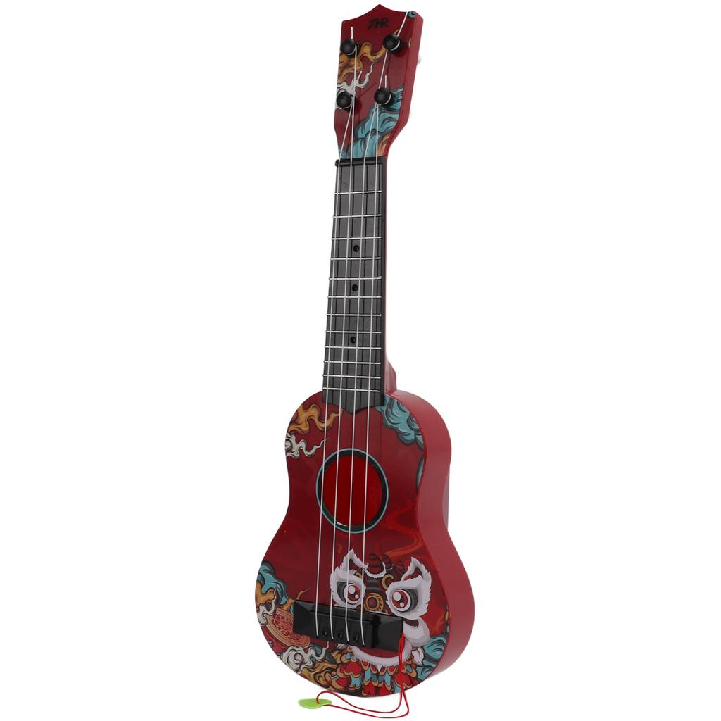 Kids Toy Ukulele Mini Plastic Guitar Musical Instrument for Preschool Children GiftRed