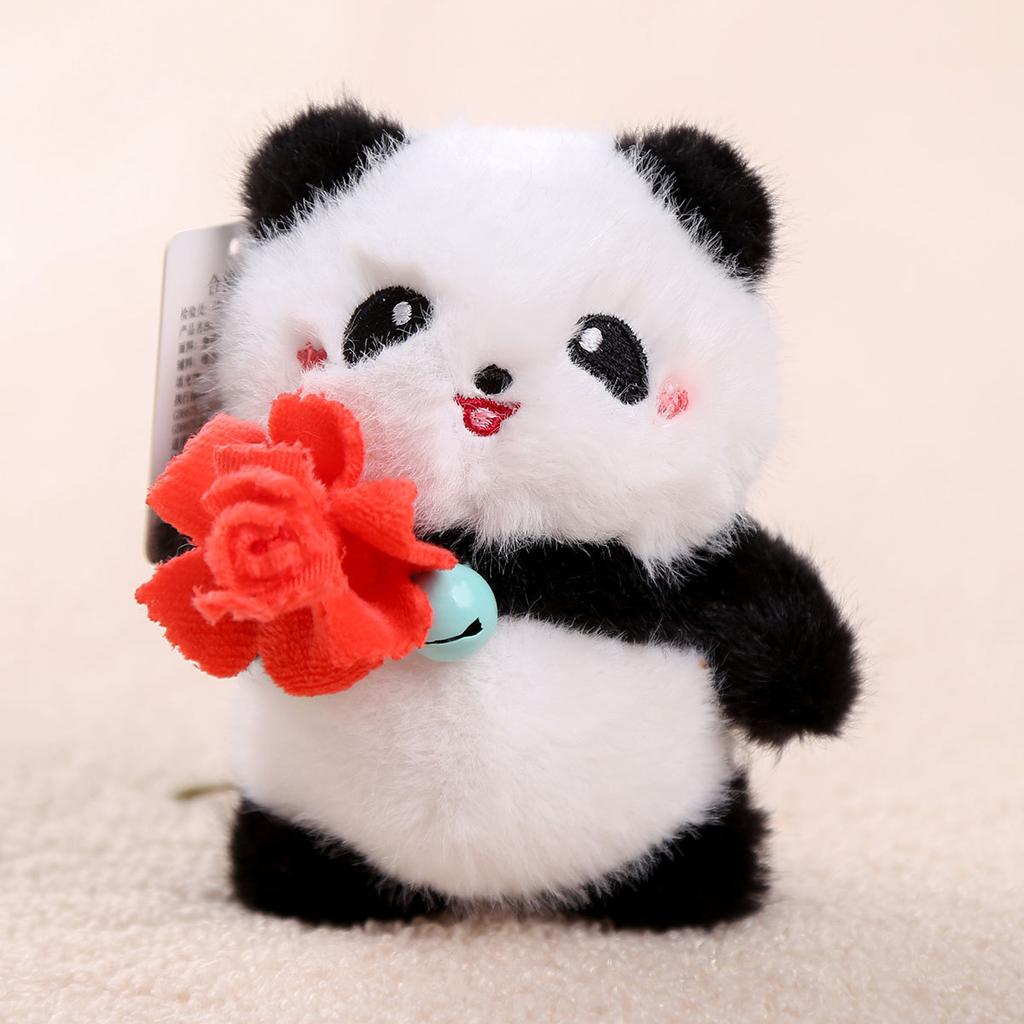National Treasure Panda Little Doll Pendant Batch Ragdoll Bag Accessories Doll Birthday Gift Girls Plush Toys