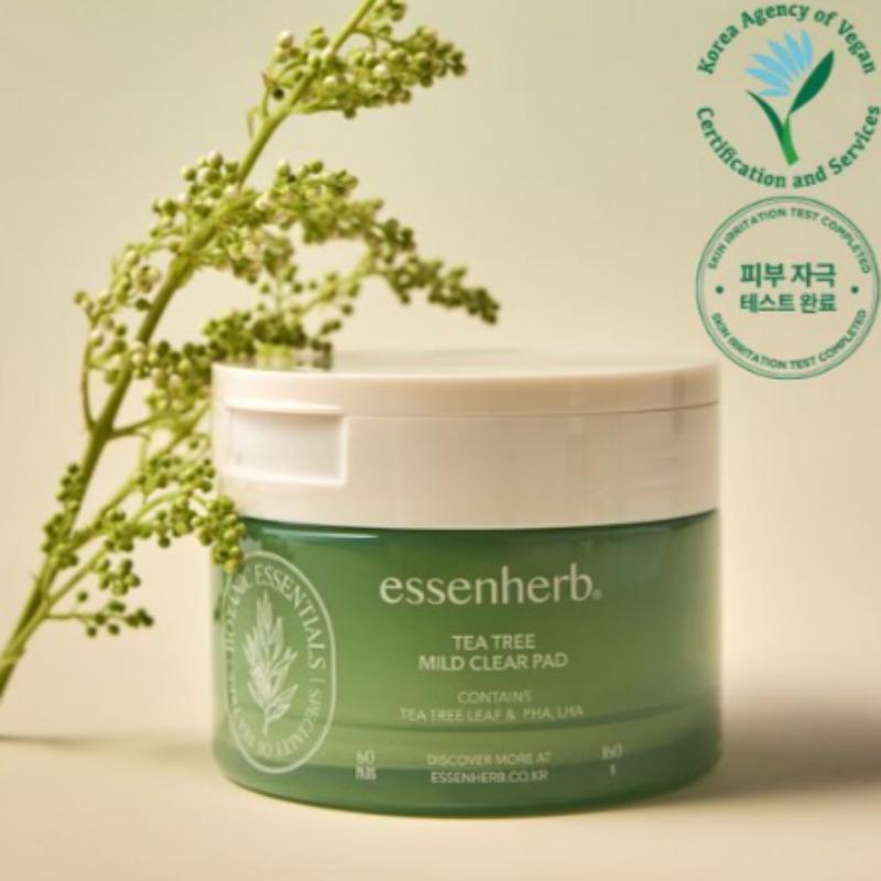 Essence Herb Tea Tree Mild Clear Pad 60 Sheets