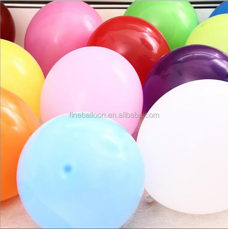 12 Inch 3.2g Standard Solid Color High Quality Wedding Party Matt Latex clear Balloons