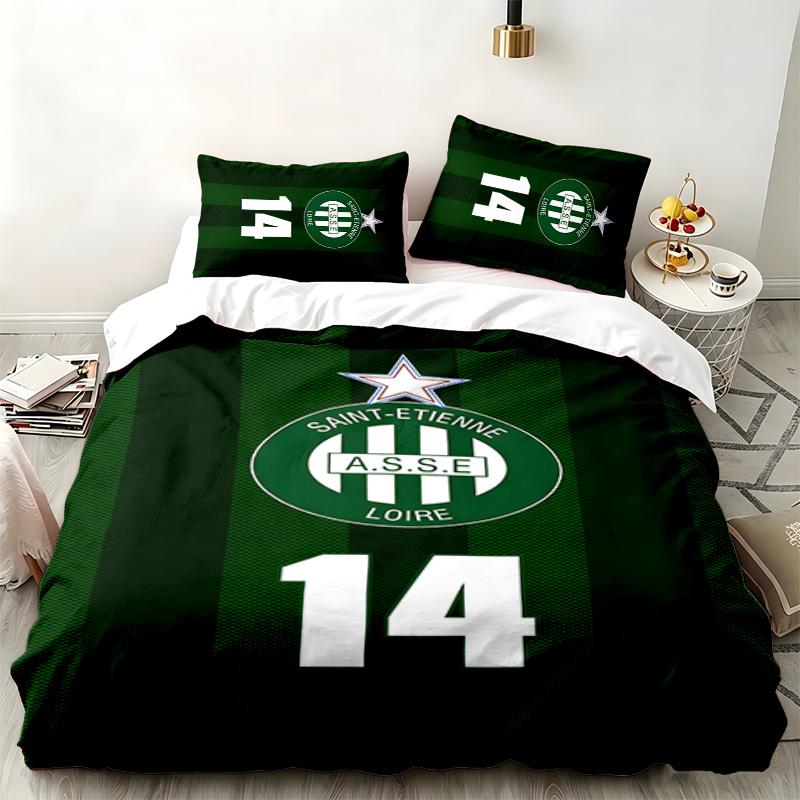 AS Saint Etienne 3pc set Perfect for bedroom use Comfortable bedding set includes a duvet cover and two pillowcases Ideal birthday or Christmas gift