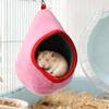 Small Animal Hammock Hangable Hedgehog Nest Hamster Squirrel Hammock for Enrichment Relaxing Sleeping Indoor Outdoor Tiny Pet