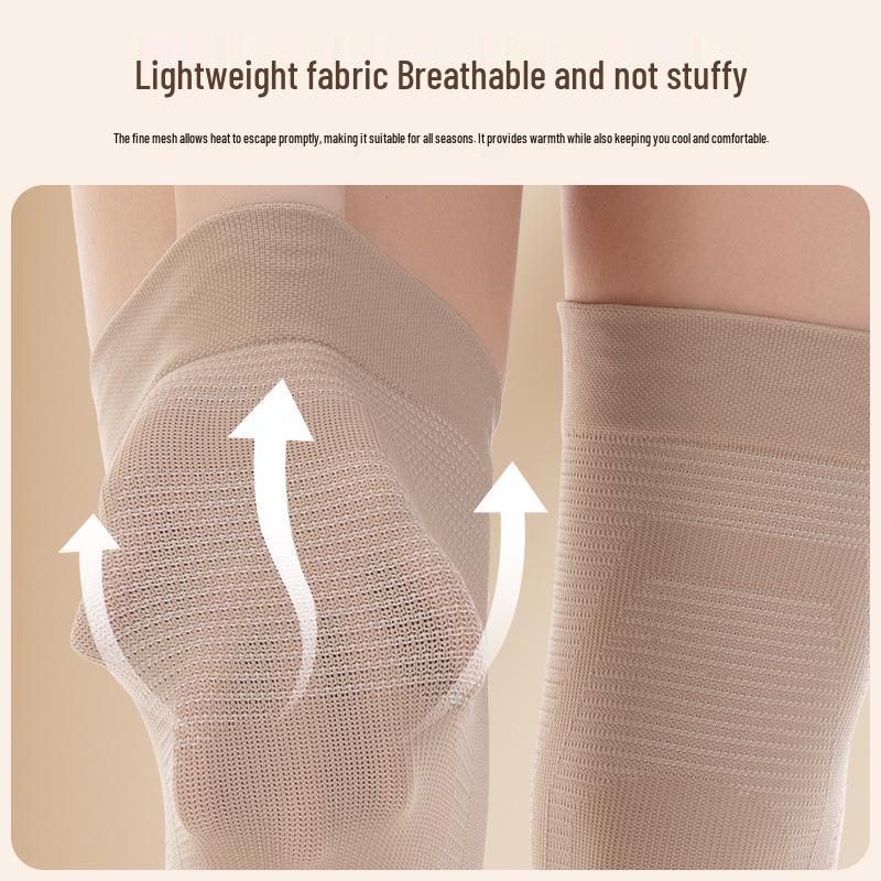 Winter Thin Non-Slip Knee Pads for Cold Protection and Joint Warmth
