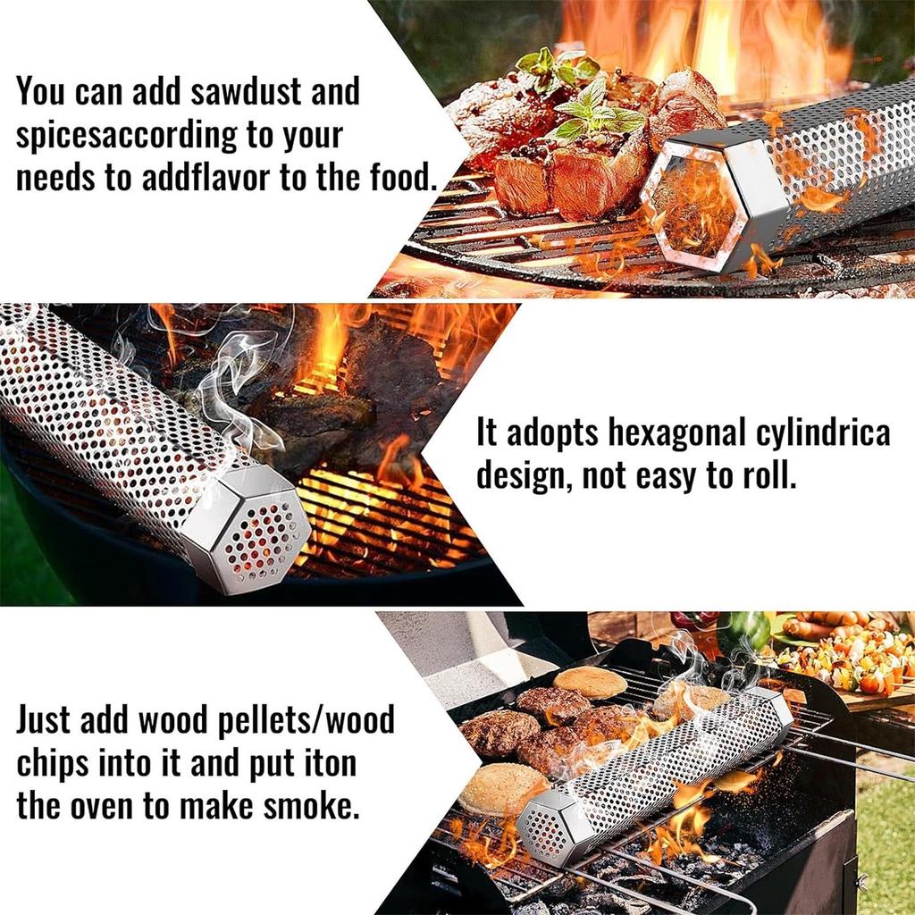 12' Pellet Smoker Tube For All Grill Or Smoker
