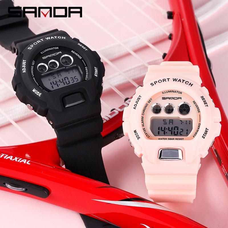 Sanda Waterproof Multifunctional Student Sports Watch - TikTok Trend
