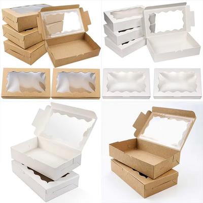 5/10pcs with Window Candy Chocolate Boxes Gift Packaging Box  For Thanksgiving Christmas Weddings